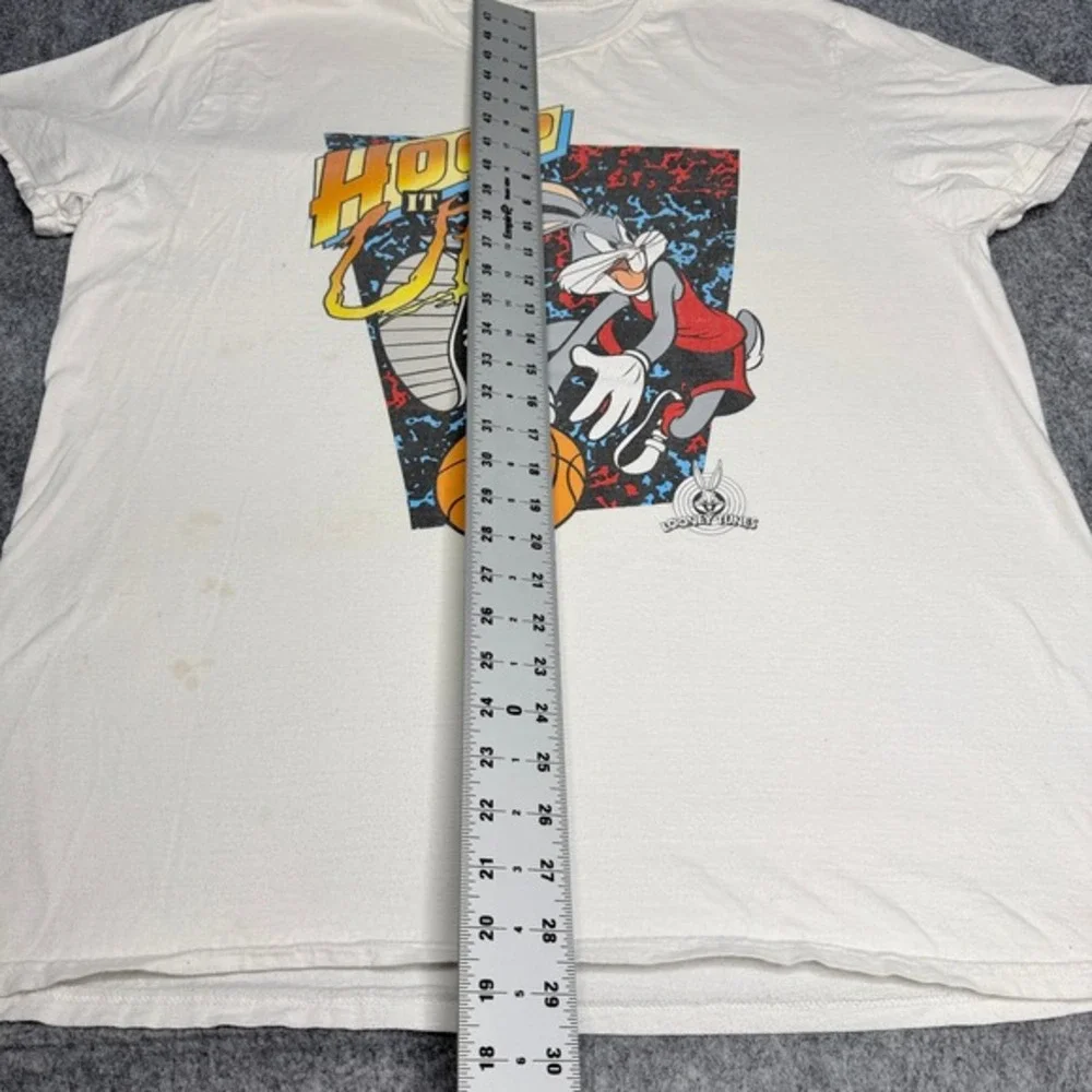 Looney Tunes Bugs Bunny Hoop It‎ Up Graphic Print T-Shirt Men's Size XXL